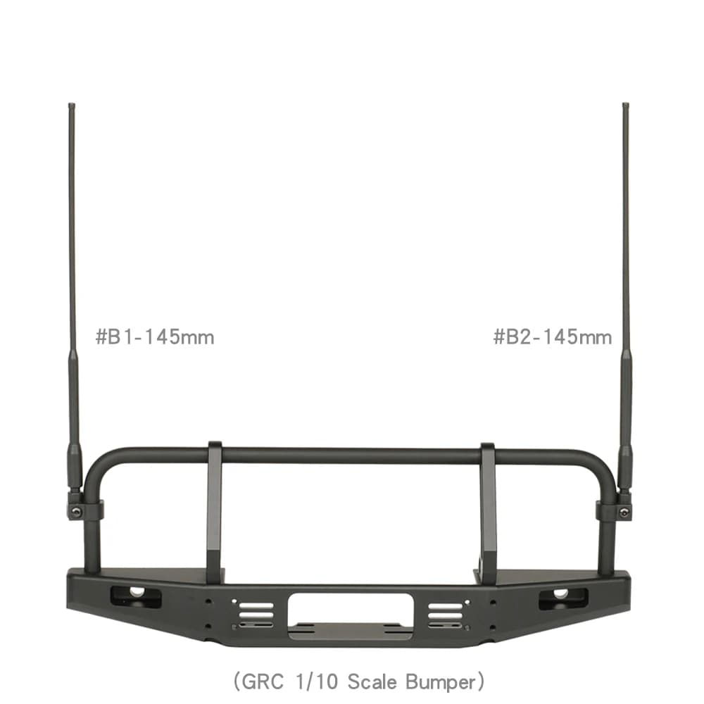 قطعة ديكور خط إشارة هوائي أسود لسيارات RC الزاحفة 1/18 1/10 1/12 TRX4 المدافع محوري SCX10 RC4WD RTG KM ترقية أجزاء - 3