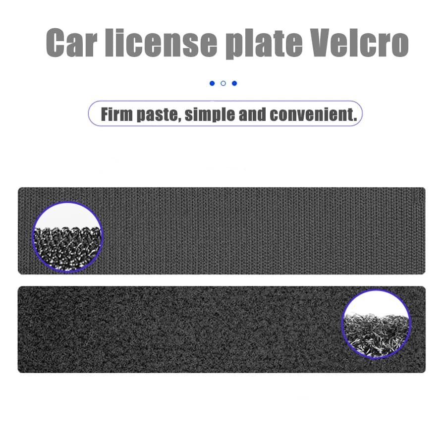 New Unique Frameless License Plate Holder Harmless Polyester Adhesive Number Plate Holder Durable Number Car Accessories 2023 - 2