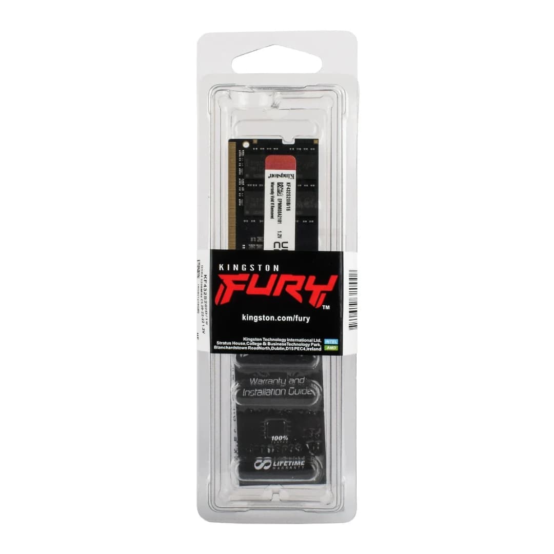 Kingston FURY Impact DDR4 RAM 32 16 8GB 3200MHz 2400 2666MHz SODIMM Memory 260Pin SODIMM PC4-19200 21300 25600 DDR4 Notebook RAM - 6