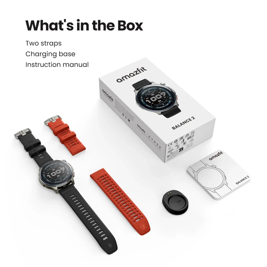 ساعة ذكية Amazfit Balance 2 مقاس 47 ملم بعمر بطارية يصل إلى 21 يومًا وأكثر من 170 تمرينًا رياضيًا - 5