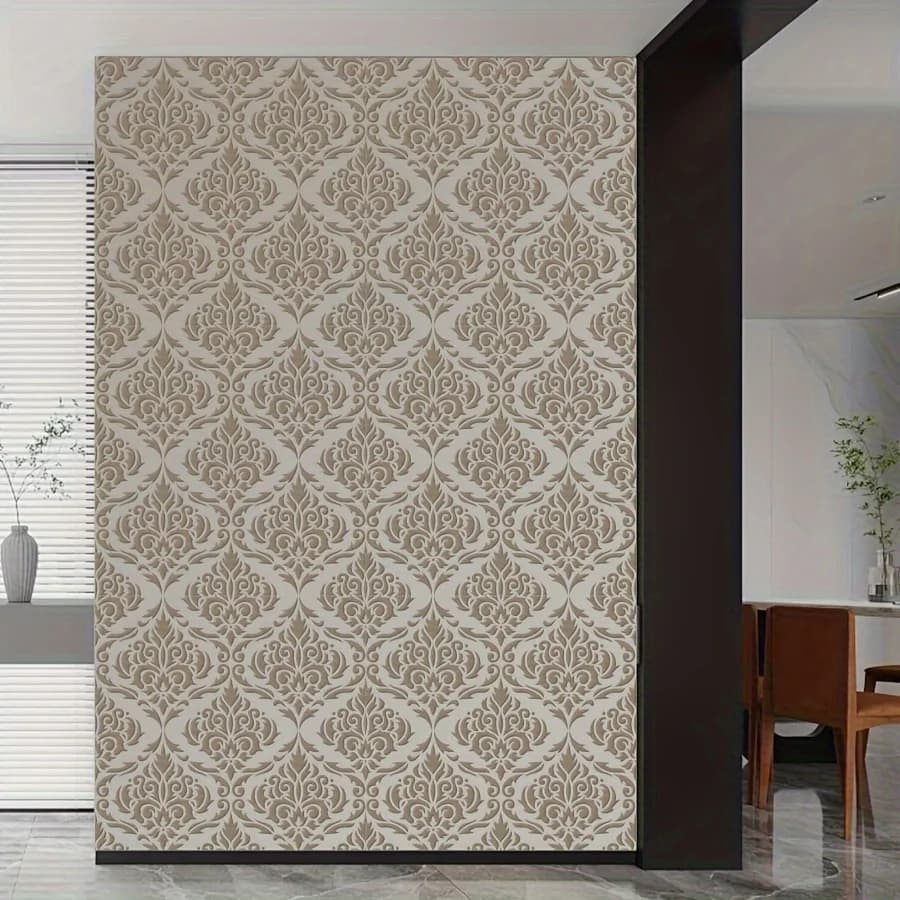 Damask Stencil • Reusable Opaque PET 12x12" Template for Furniture Wall Decor - 4