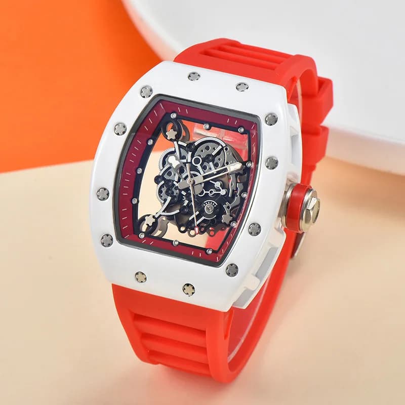 Luxury Quartz Men’s Wristwatch 2025 New Fashion Trend Automatic Waterproof Male Watch Luminous Transparent Watches - 5