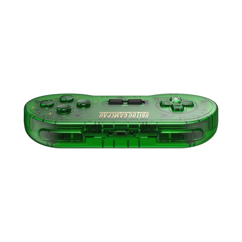 ذراع تحكم لاسلكي 8BitDo SN30 2.4G لأجهزة SNES/SFC الأصلية (أخضر اليشم) - 4