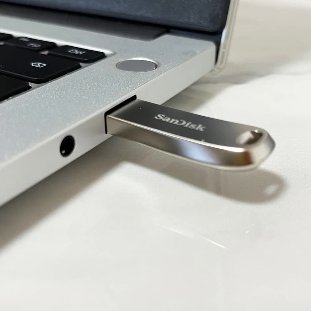 SanDisk أصلي 100% Ultra Luxe USB 3.2 فلاش درايف 32 جيجابايت 64 جيجابايت 128 جيجابايت 256 جيجابايت ذاكرة محمولة غطاء معدني كامل - 4