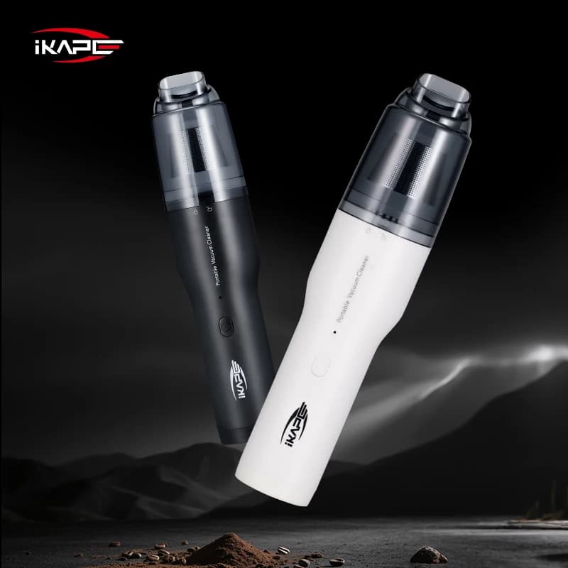 IKAPE Mini Vacuum Cleaner For Coffee Grounds Grinder Battery Barista Accessories Wireless Vacuum Cleaner For Car Handheld - 2