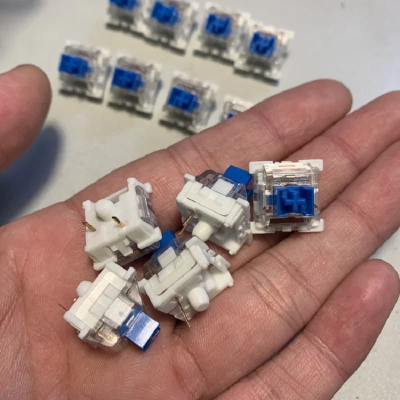 مفاتيح Outemu مقاومة للغبار، خطية، لمسية، صامتة، 3Pin، لوحة مفاتيح بإضاءة RGB LED SMD للألعاب، متوافقة مع MX Switch - 2