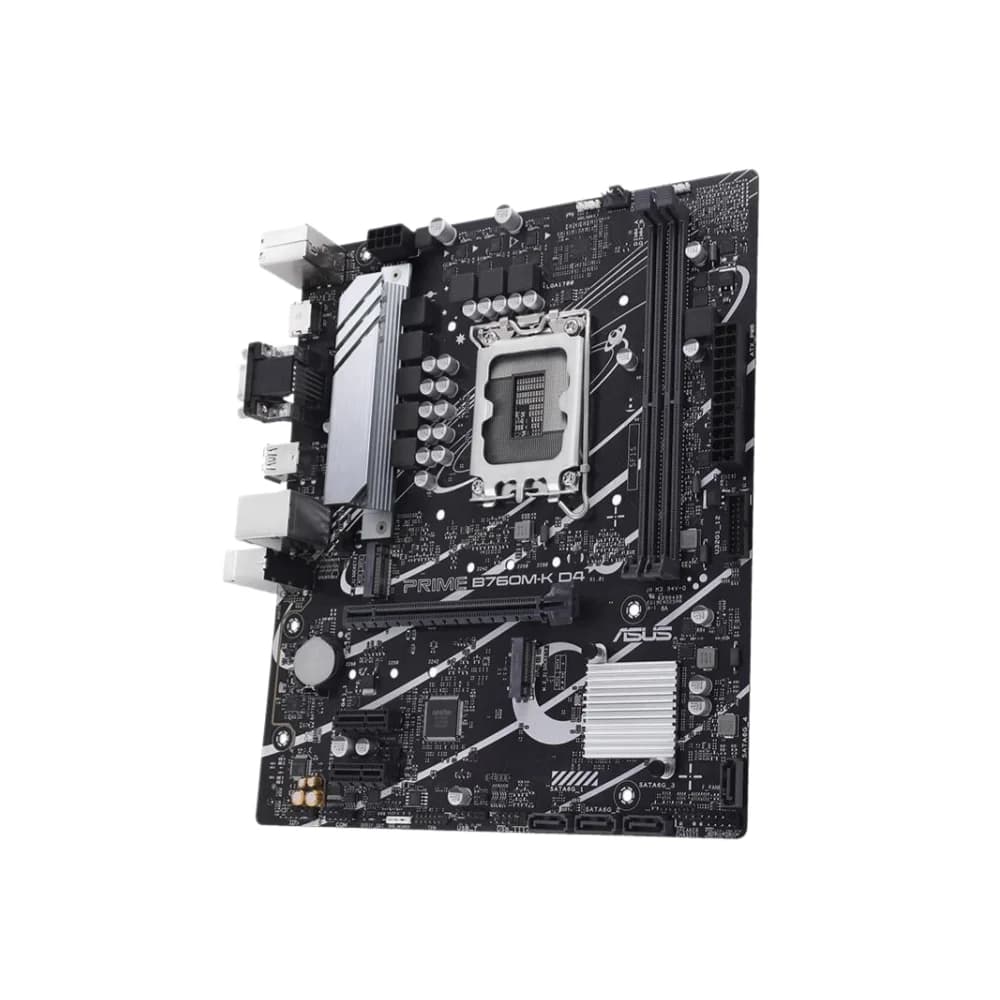 ASUS PRIME B760M-K Motherboard DDR4 Support 12th 13th Gen Intel Core I7 I5 I3 Pentium Celeron LGA 1700 CPU Socket ATX Form Facto - 4