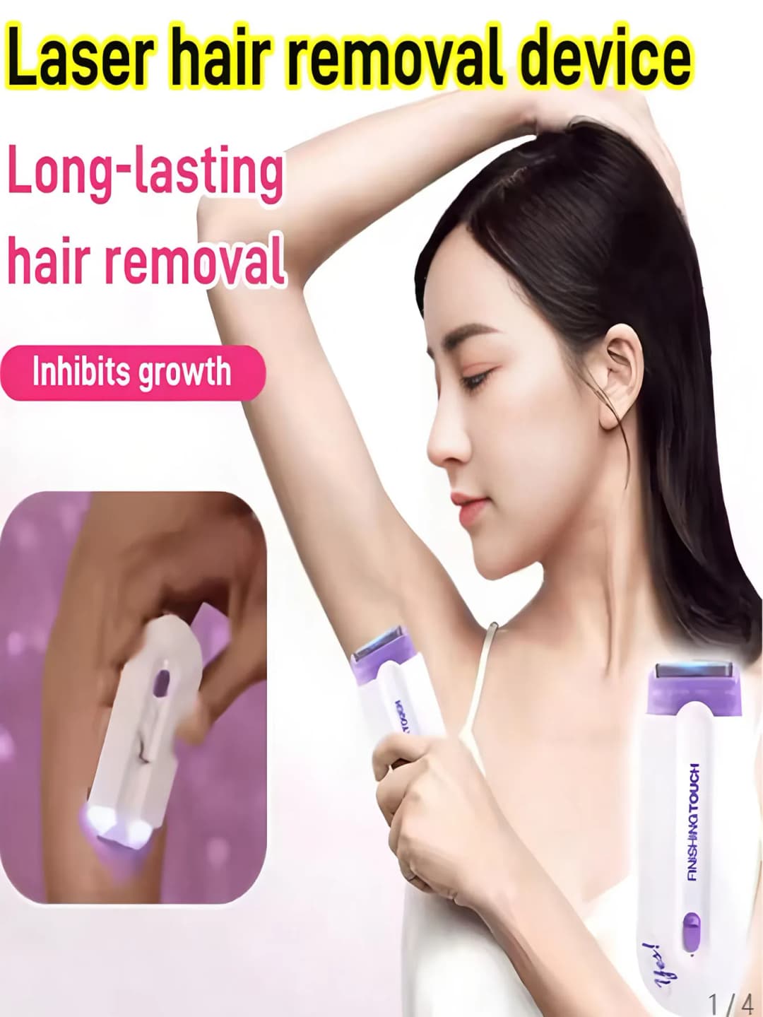 جهاز إزالة الشعر الكهربائي المحترف للوجه والساقين والبكيني واليد والجسم للنساء - 6