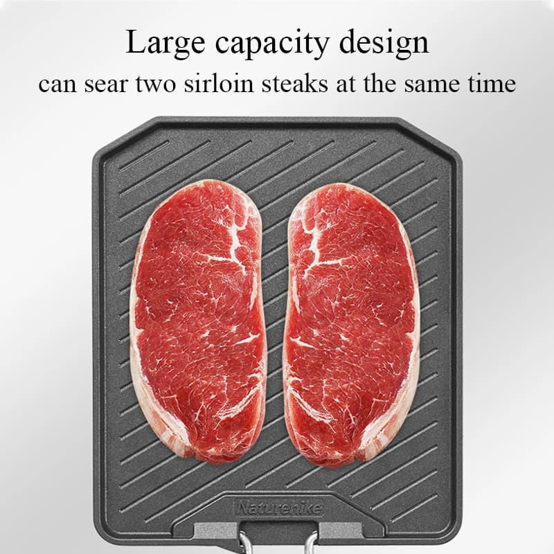 Naturehike Camping Cooking Pan Non Stick Folding Picnic Frying Pan Portable Easy Clean Grill Hiking Bbq Dinner Frying Plate - 4