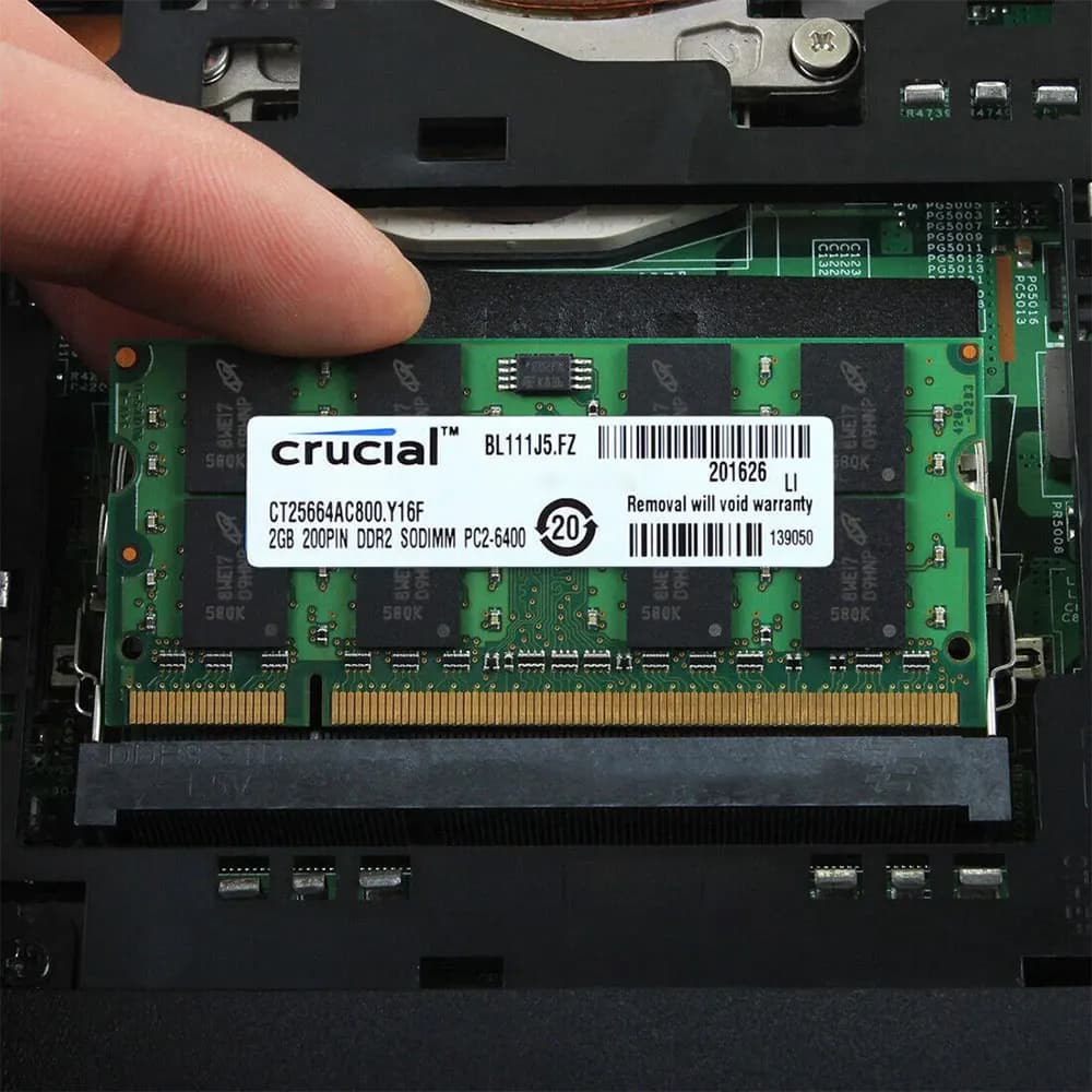 ذاكرة رام لابتوب كروشيال DDR2 2 جيجابايت 4 جيجابايت (2x2 جيجابايت) 667 ميجاهرتز 800 ميجاهرتز SODIMM PC2-5300 PC2-6400 غير ECC غير مخزنة للكمبيوتر المحمول - 6