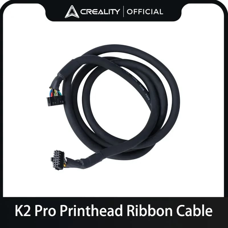 كابل شريط رأس الطباعة، Creality K2/K2 Pro/K2 Plus، إكسسوارات أسلاك طابعة ثلاثية الأبعاد أصلية