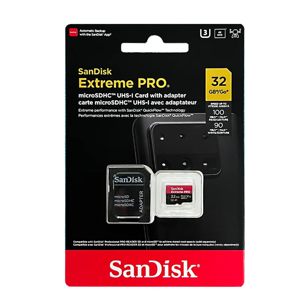 بطاقة ذاكرة SanDisk Ultra microSD بسعات 32GB و 64GB و 128GB و 256GB، Extreme/High Endurance/Extreme PRO، دقة Full HD و 4K، مناسبة لكاميرات الأكشن والطائرات بدون طيار - 6