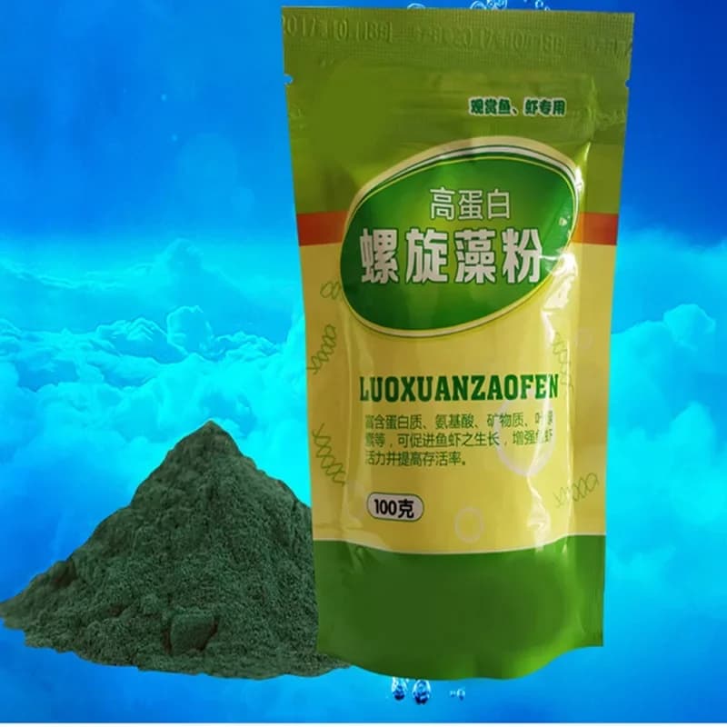 Spirulina Powder Bottle Healthy Ocean Nutrition Fishes Foods Ornamental Shrimp Open Feed Algae Fish Forages - 2