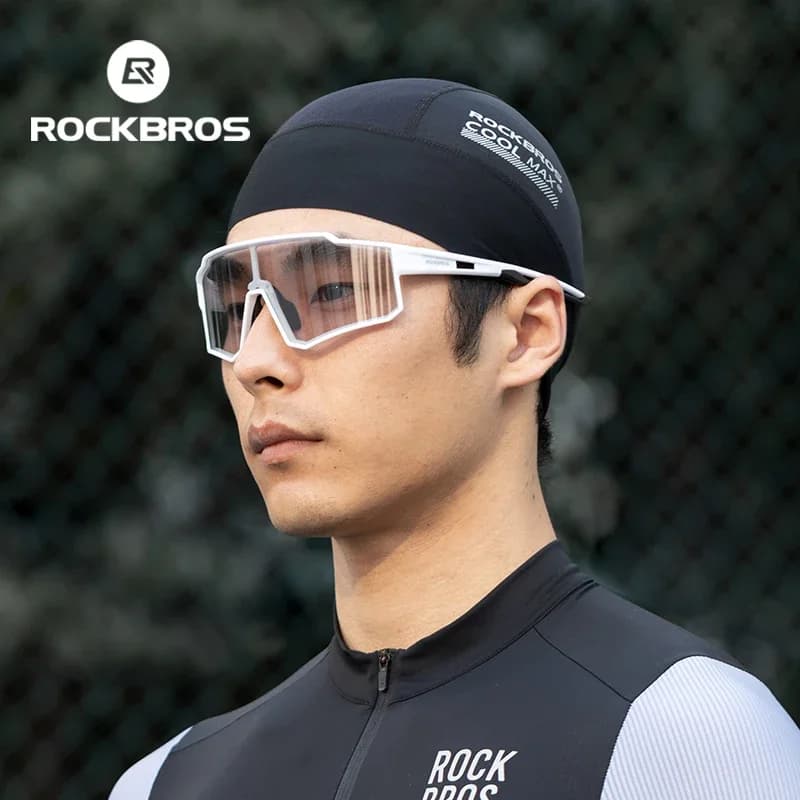 قبعة دراجات من ROCKBROS، قابلة للتنفس، سريعة الجفاف، قبعة خوذة، قبعة داخلية، حماية من الشمس UPF50، قبعة رياضية للجري، قبعة دراجات نارية صيفية - 6