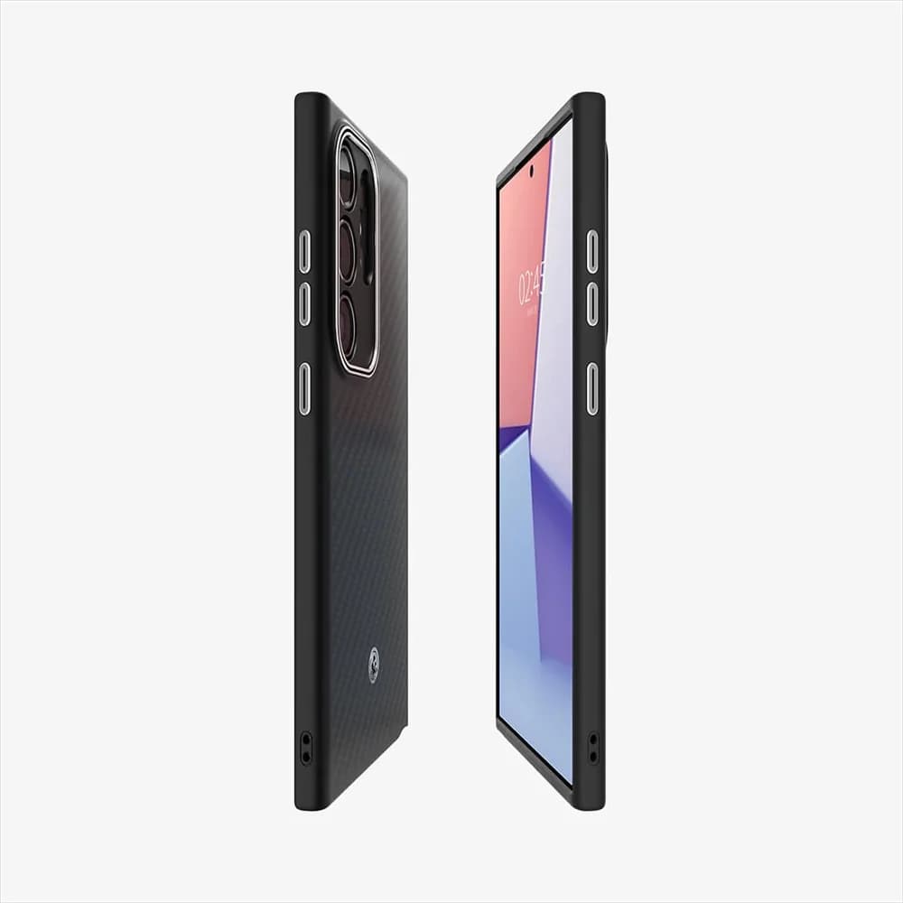 Spigen Carbon Fiber Magnetic Case For Samsung Galaxy S25 Ultra S24 S23 Ultra For Magsafe Wireless Charge Shockproof Matte Cover - 5