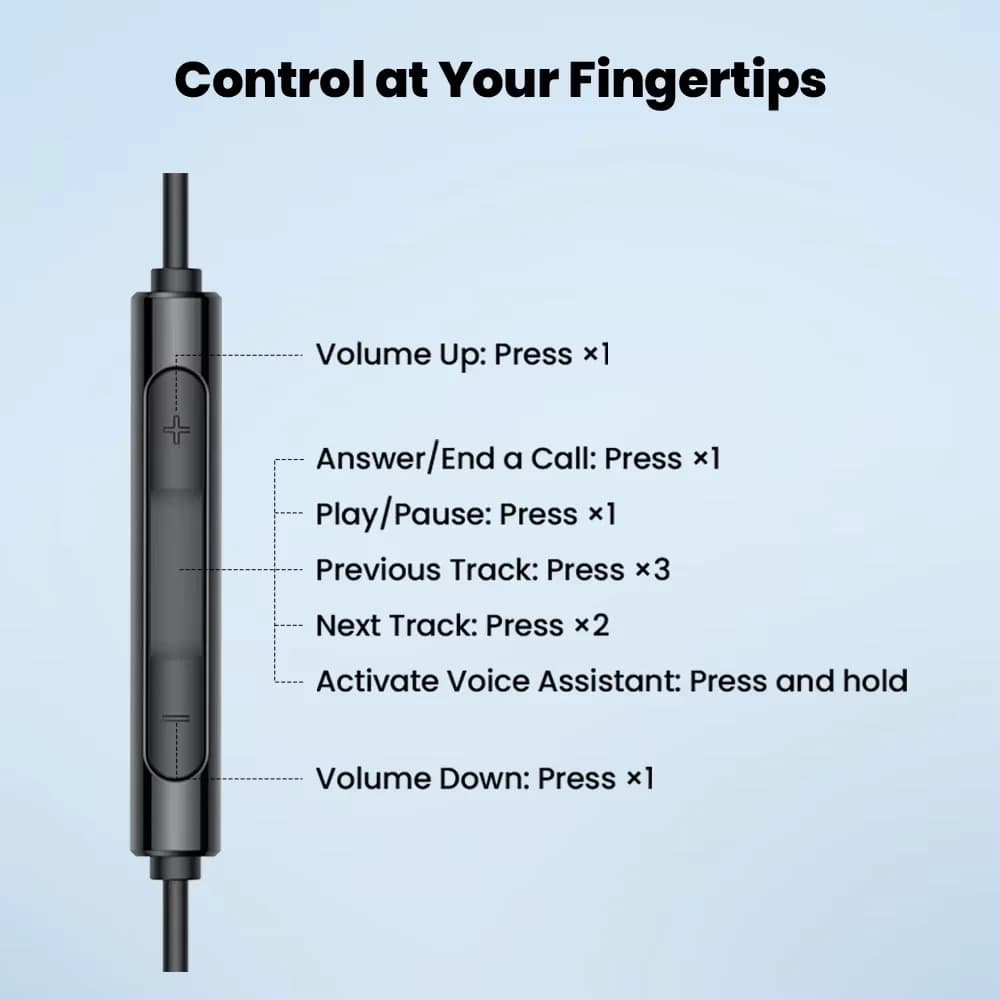 سماعات سلكية Edifier P230 USB-C داخل الأذن مع تحكم عن بعد مدمج، ميكروفون مدمج، صوت عالي الدقة لهواتف iPhone وأندرويد - 6