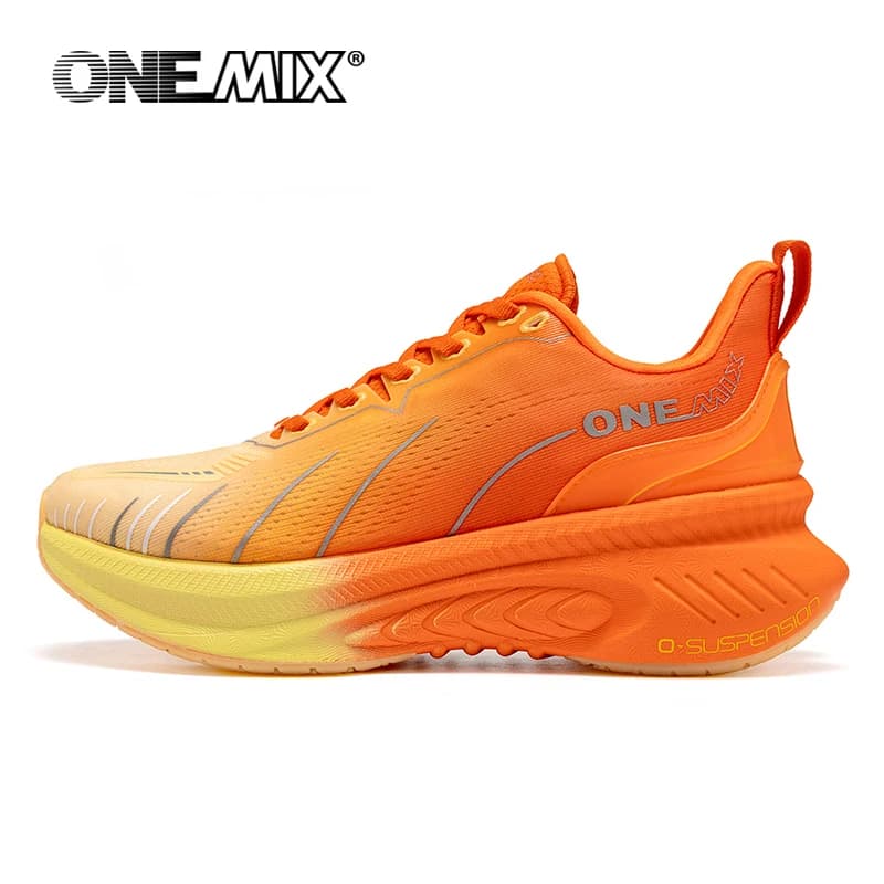 ONEMIX توسادات جديدة للرجال، مناسبة للعدائين الثقيلة، برباط رياضي للنساء، مانع للإنزلاق، أحذية رياضية للذكور