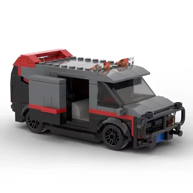 MOC-20604 A-Team Vehicle SWAT Team Car Car Toy modelPolice Department Car Brick Building Set Children ToyGift  242PCS - 3