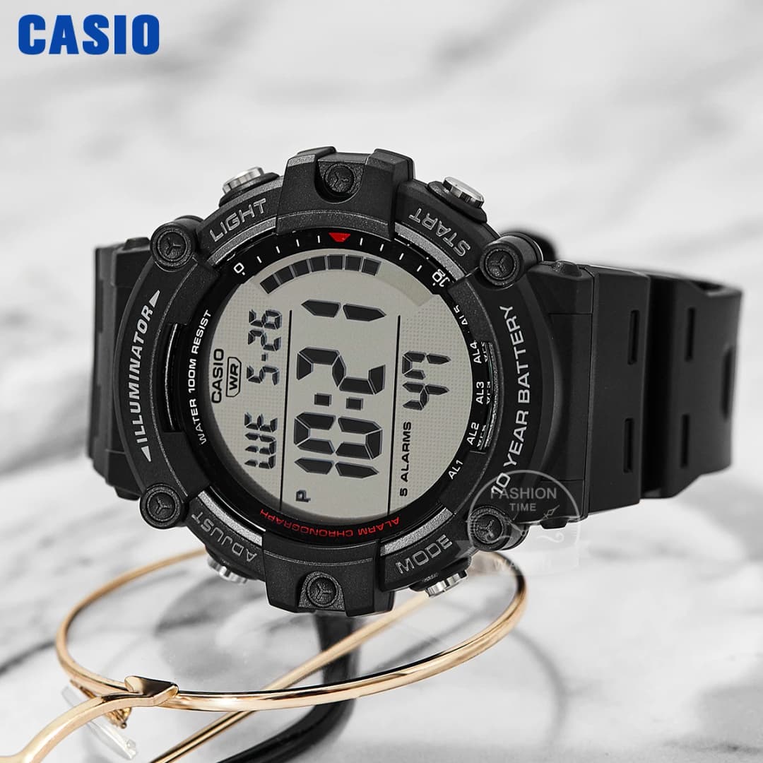 Casio watch menTen years of electricity top luxur set LED digital sport Waterproof quartz men watch relogio masculino AE-1500WH - 2