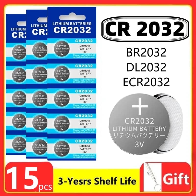 2-60 قطعة CR2032 CR 2032 زر البطارية 3 فولت بطارية ليثيوم لمشاهدة لعبة آلة حاسبة سيارة التحكم عن بعد زر عملة خلية