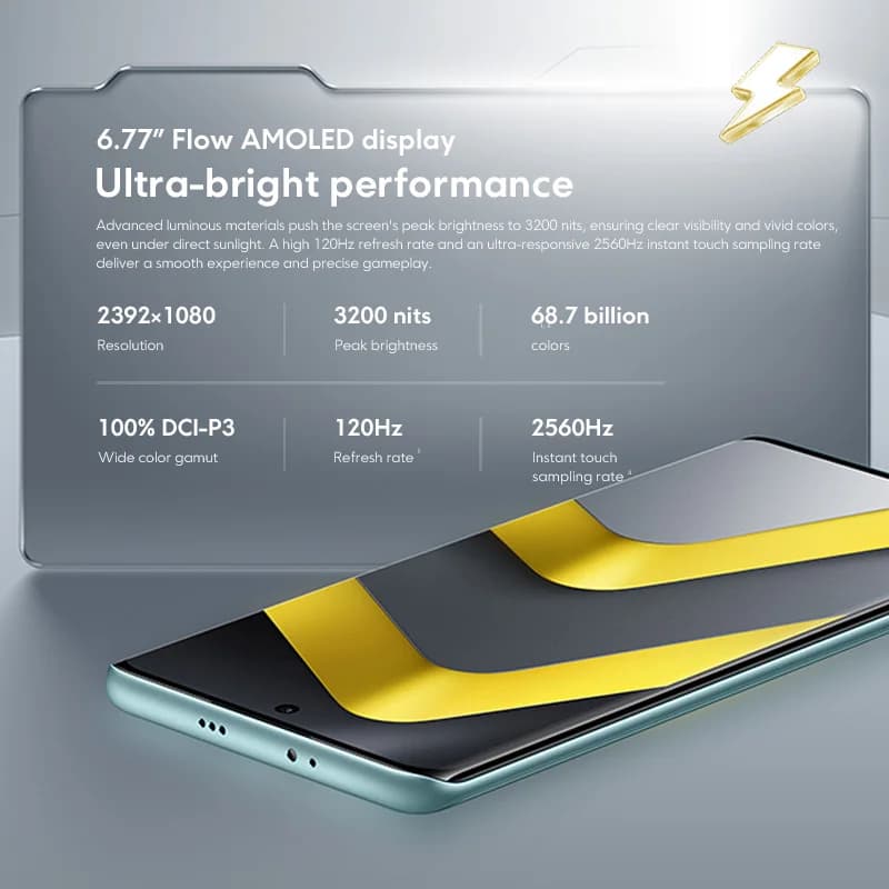 هاتف ذكي POCO M8 5G إصدار عالمي 256GB 512GB معالج Snapdragon® 6 Gen 3 NFC شاشة 6.77 بوصة 120Hz كاميرا رئيسية 50MP شحن 45W - 4