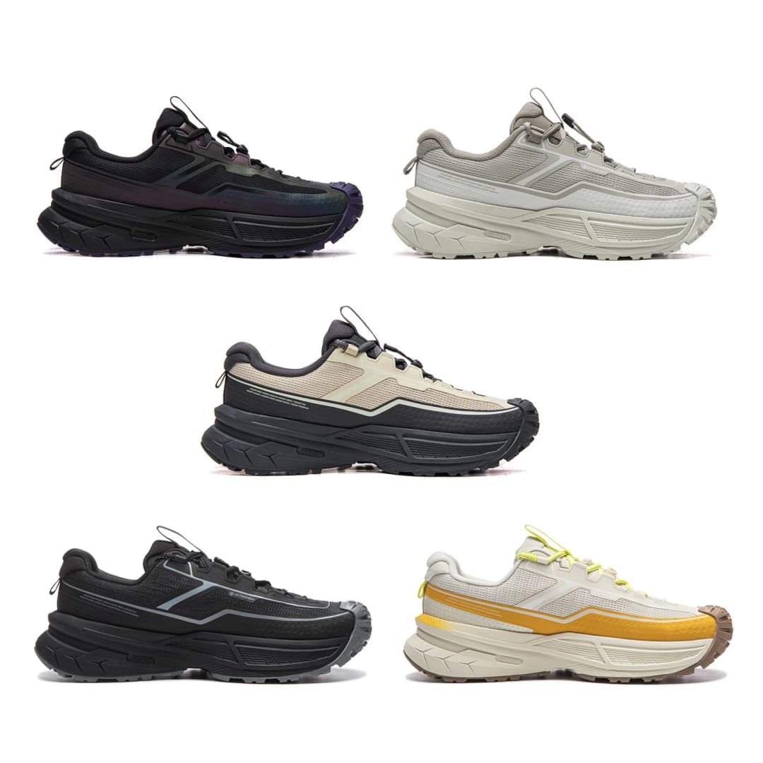 أحذية المشي لمسافات طويلة Li-Ning AXC RUSH 2 للجنسين مع توسيد BOOM خفيف الوزن ومرن وثابت، أحذية رياضية مقاومة للانزلاق AHTW003 - 6