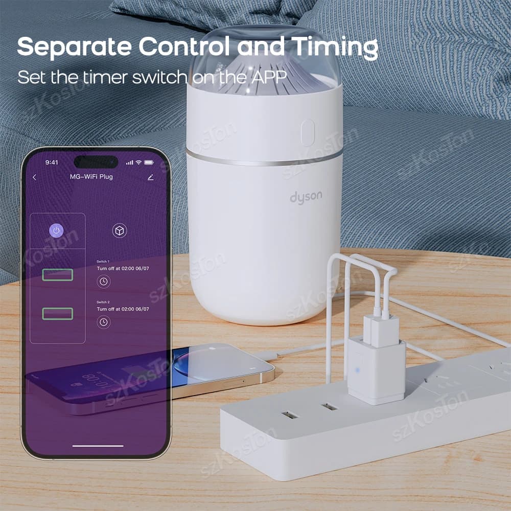 محول Tuya WiFi/Zigbee USB ذكي قابس 1/2/3 قنوات تطبيق Smart Life توقيت DIY تحكم تشغيل/إيقاف يعمل مع Alexa وGoogle Home - 6