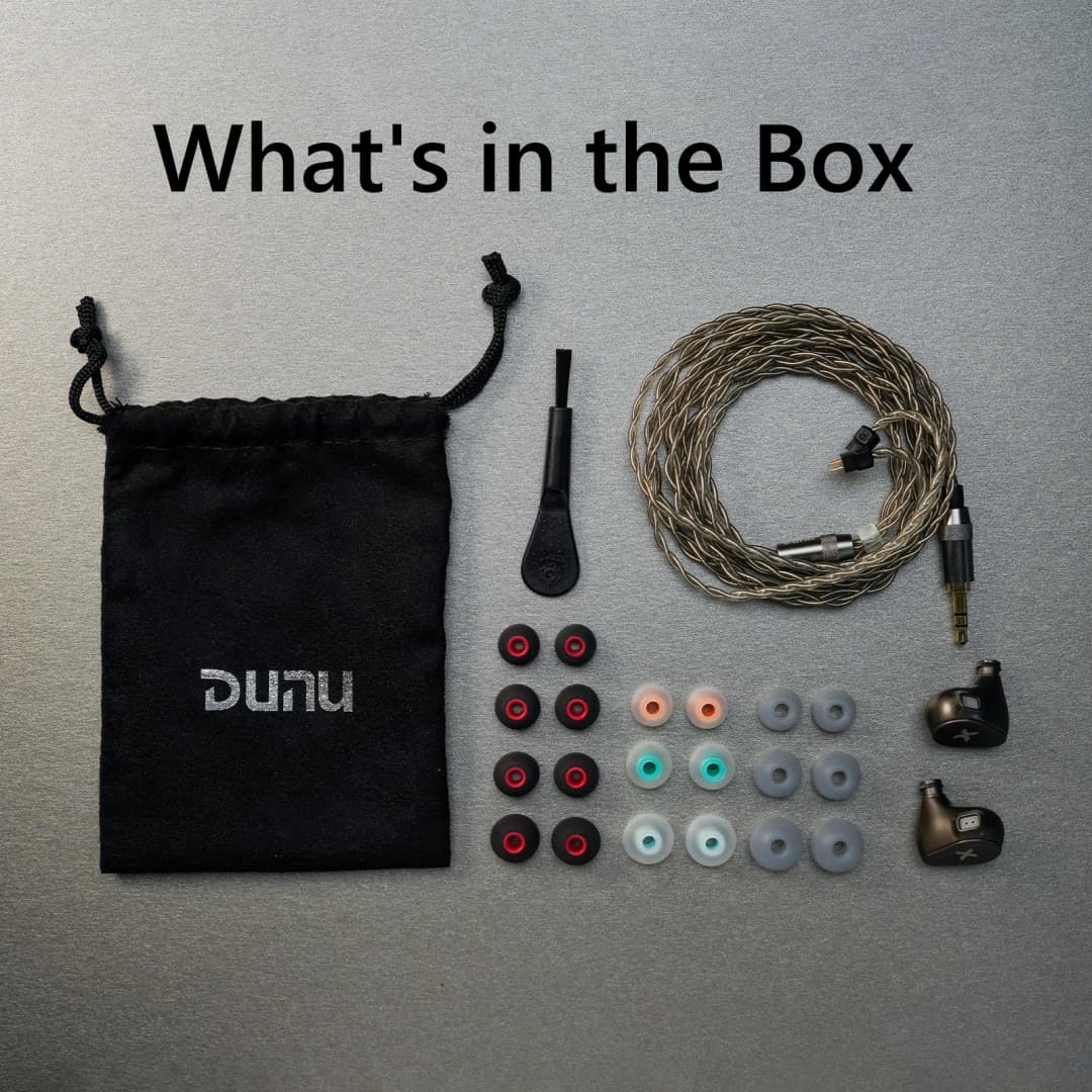 سماعات أذن DUNU Titan X HiFi IEM، مشغل ديناميكي مغناطيسي مزدوج، غطاء من سبائك معدنية، ميكروفون 3.5 ملم/TypeC لعشاق الصوت والألعاب - 6