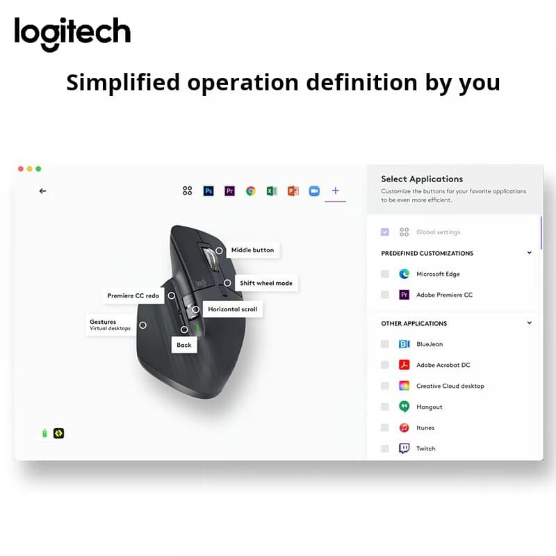 فأرة Logitech MX Master 3S لاسلكية بتقنية البلوتوث، تصميم مريح، مستشعر عالي الدقة، فأرة مكتبية فاخرة للأعمال - 6