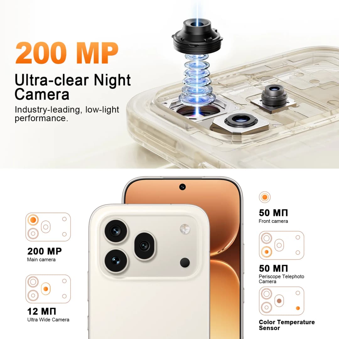 الإصدار العالمي من HONOR 600 Pro بشاشة AMOLED مقاس 6.57 بوصة ومعالج Snapdragon 8 Elite وكاميرا 200 ميجابكسل مع OIS وتقريب 120X وبطارية 7000 مللي أمبير وشحن سلكي 80 واط ولاسلكي 50 واط - 3