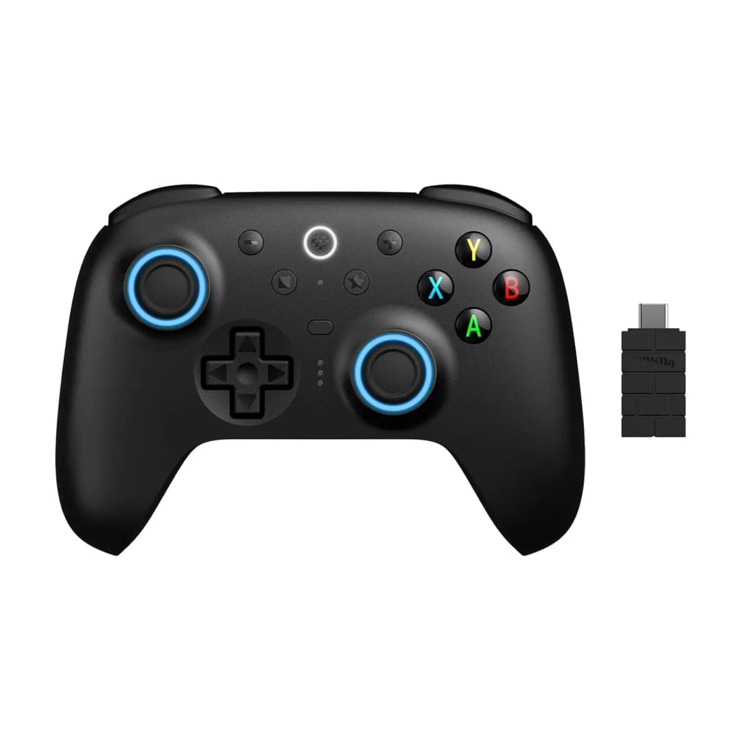 وحدة تحكم لاسلكية 8BitDo Ultimate 2، ذراع تحكم بلوتوث/USB/2.4G مع قاعدة شحن عصا تحكم TMR لأجهزة الكمبيوتر بنظام ويندوز، وأبل، وستيم & - 2