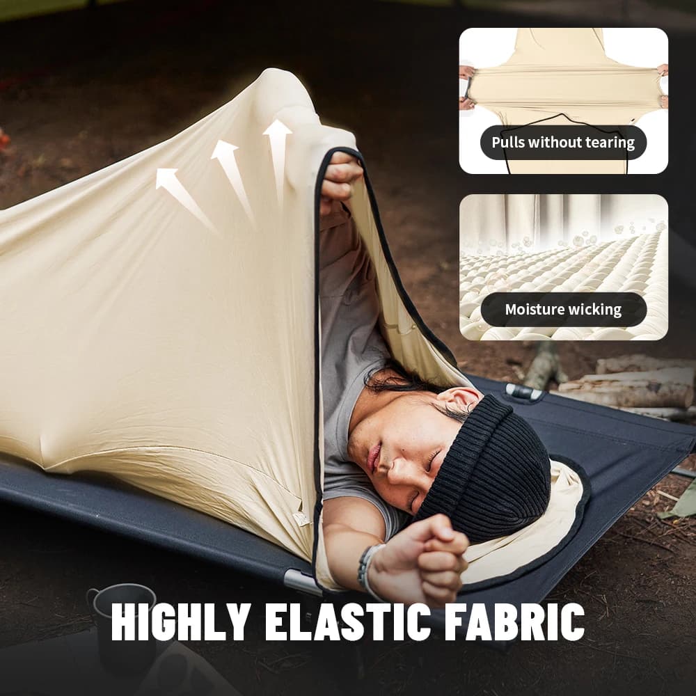 Naturehike Sleeping Bag Liner Ultralight High Elastic Sleeping Bag Liner Outdoor Camping Travel Hotel Sleeping Bag Liner - 2