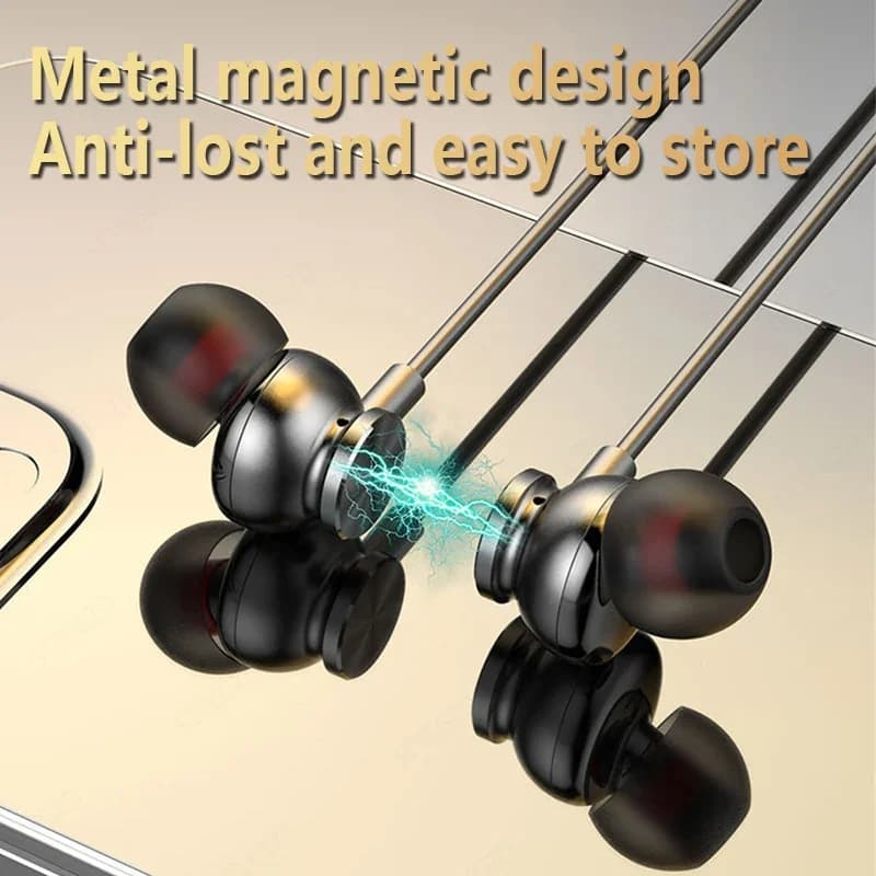 Wireless Headphones Neckband Bluetooth Earphone With Microphone  Long Battery Auriculares High Quality Headset Sport For TF Card - 4