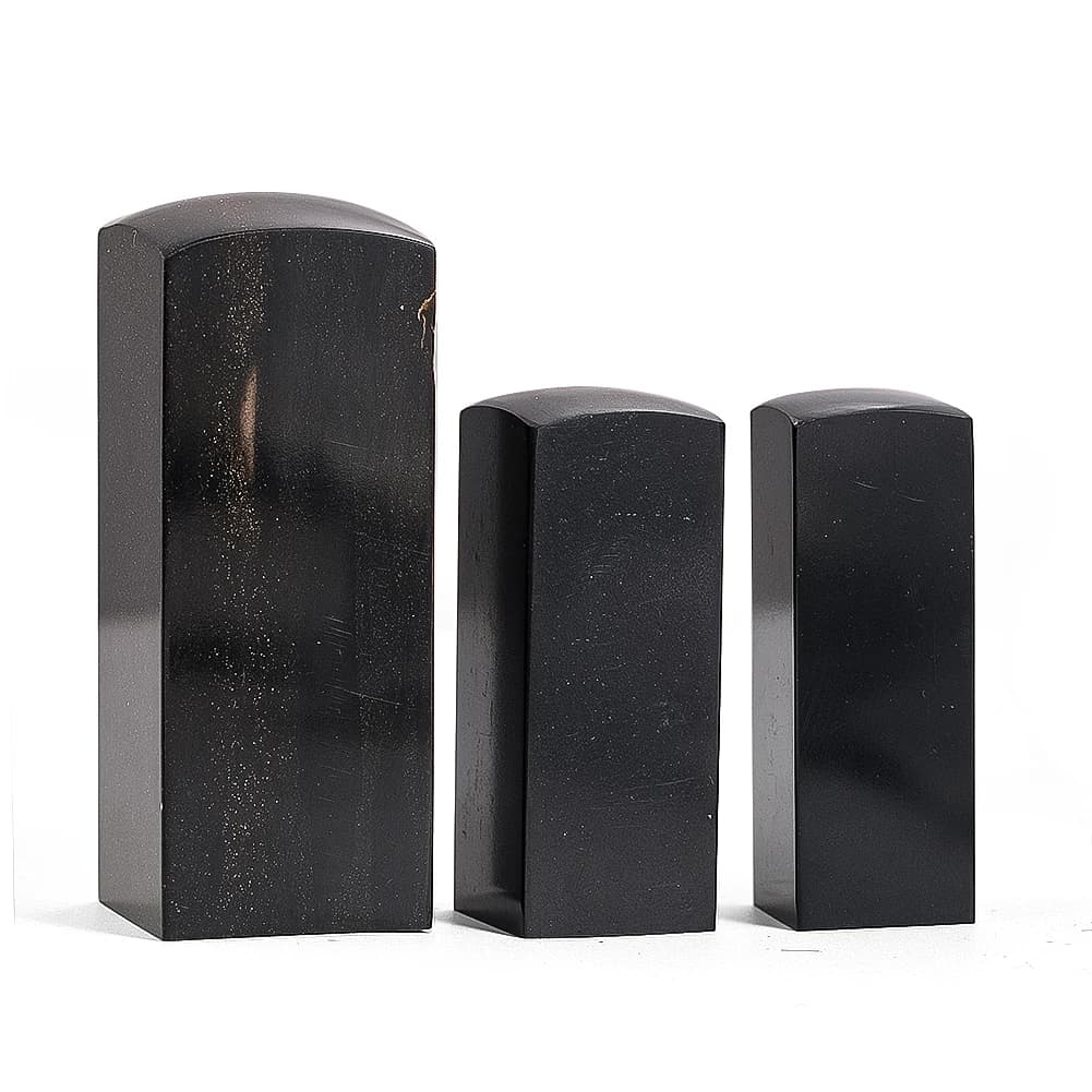 1PC Natural Black Buffalo Horn DIY Seal Raw Material Paperweight Home Decor Kitchen Knife Handle Material Handmade Crafts Making - 3