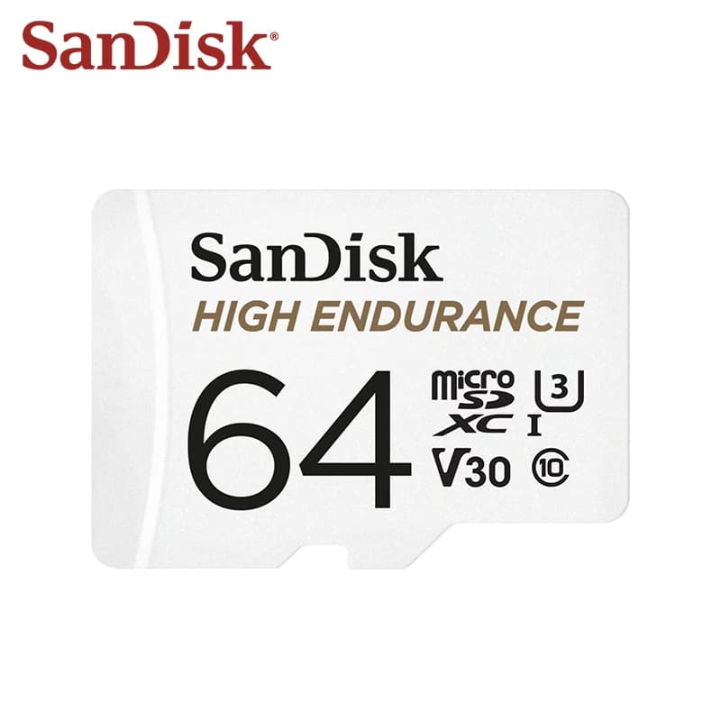 SanDisk بطاقة ذاكرة عالية التحمل Micro SD أصلية MicroSDHC 32 جيجابايت V30 C10 MicroSDXC 64 جيجابايت 128 جيجابايت 256 جيجابايت لكاميرا السيارة - 4