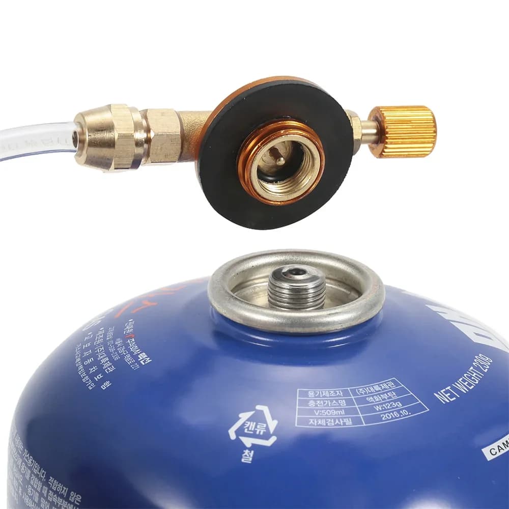 Outdoor Camping Gas Stove Propane Refill Adapter Cylinder Convertor Filling Tank Coupler Accessories - 4