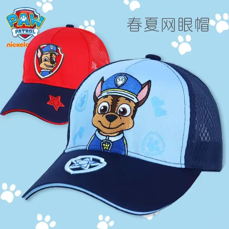 Original Paw Patrol Peaked Cap Hat Anime Peripherals Tv Movies Chase Marshall Skye Figures Print Baseball Cap Kids Birthday Gift - 2