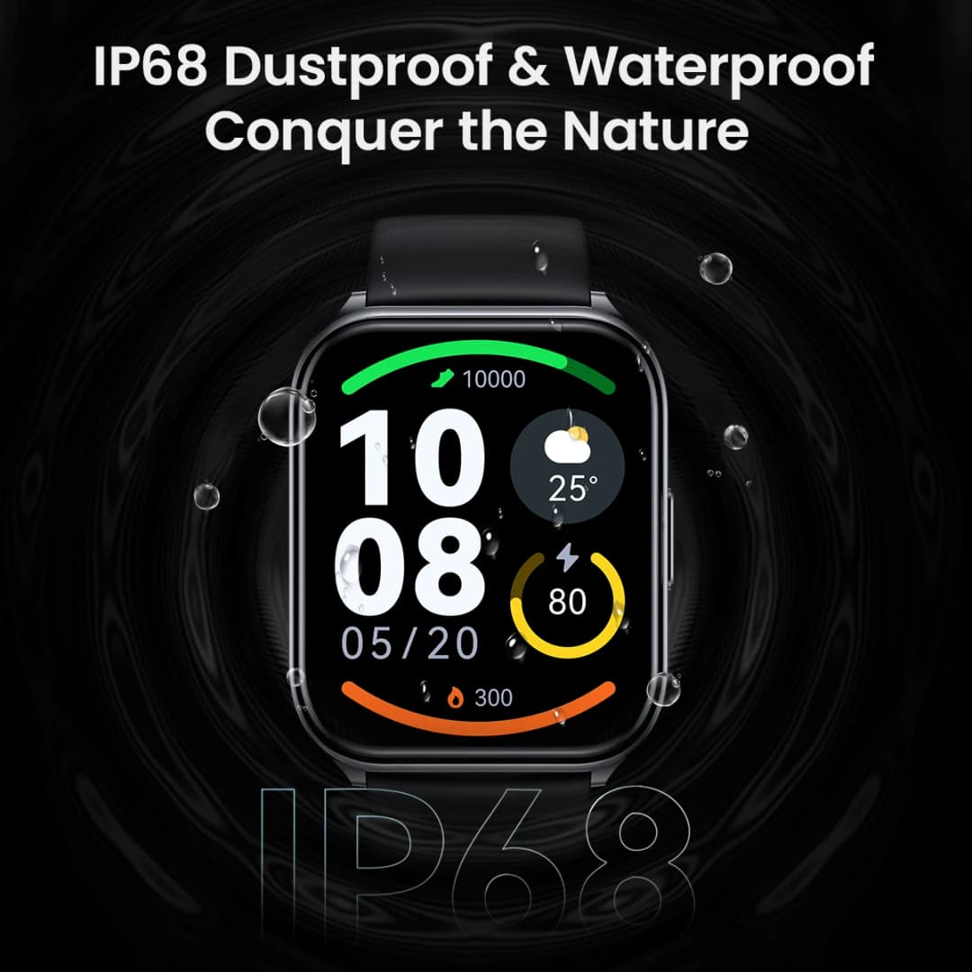 ساعة HAYLOU Watch 2 Pro (LS02 Pro) الذكية بشاشة 1.85 بوصة عالية الدقة مع مراقبة معدل ضربات القلب ومستوى الأكسجين في الدم و100 وضع تمرين للرجال والنساء - 5
