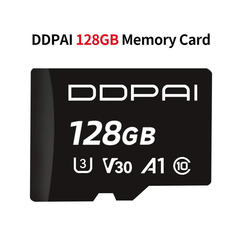 بطاقة ذاكرة كاميرا DDPAI 64 جيجابايت 128 جيجابايت 256 جيجابايت 512 جيجابايت فئة 10 عالية السرعة لكاميرا سيارة DDPAI - 4