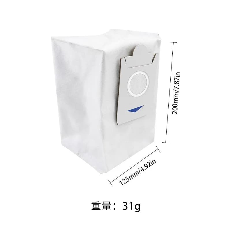 Ecovacs X5 OMNI / X5 PRO OMNI Robot Vaccum Replacement Parts Dust Bag Main Side Brush Filter Mop Accessories - 5