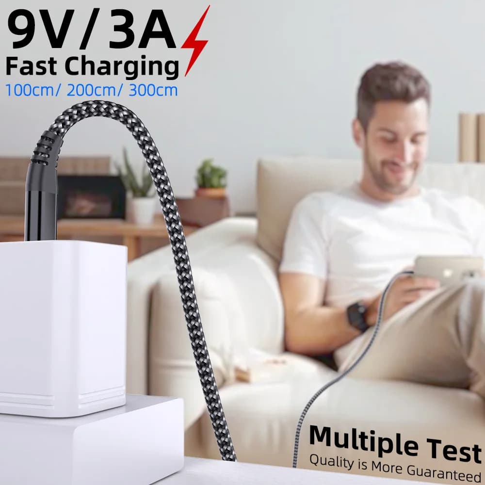 LAIHONEN  USB C to Lightning Nylon Braided Cable Fast Charging Data Sync Cord 1/3 Pack for iPhone 14 13 12 11 Pro XR XS - 6