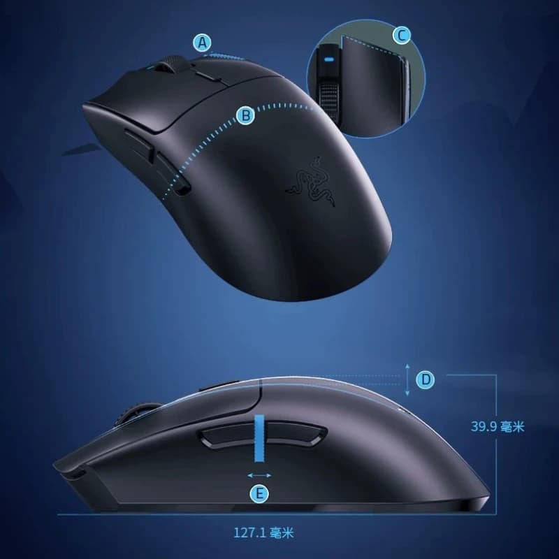 ماوس الألعاب اللاسلكي Razer Viper V3 HyperSpeed - مجموعة هدايا عالم Jade Dynasty، مع لوحة ماوس - 5
