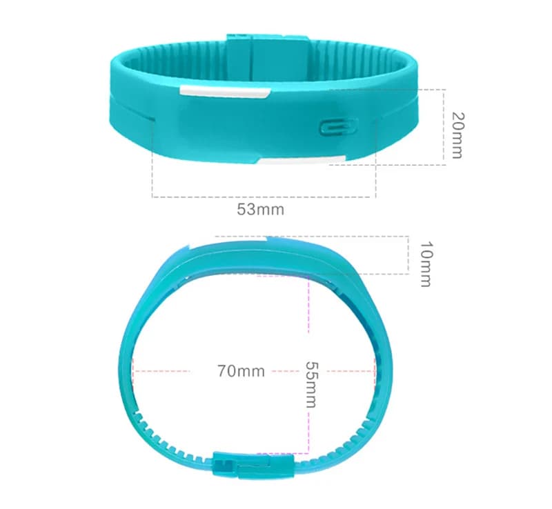 Sport Digital Children Watches Women Hot Silicone Strap LED Display Kids Watch Girls Boys Wristwatch Man Clock  Reloj de hombre - 2