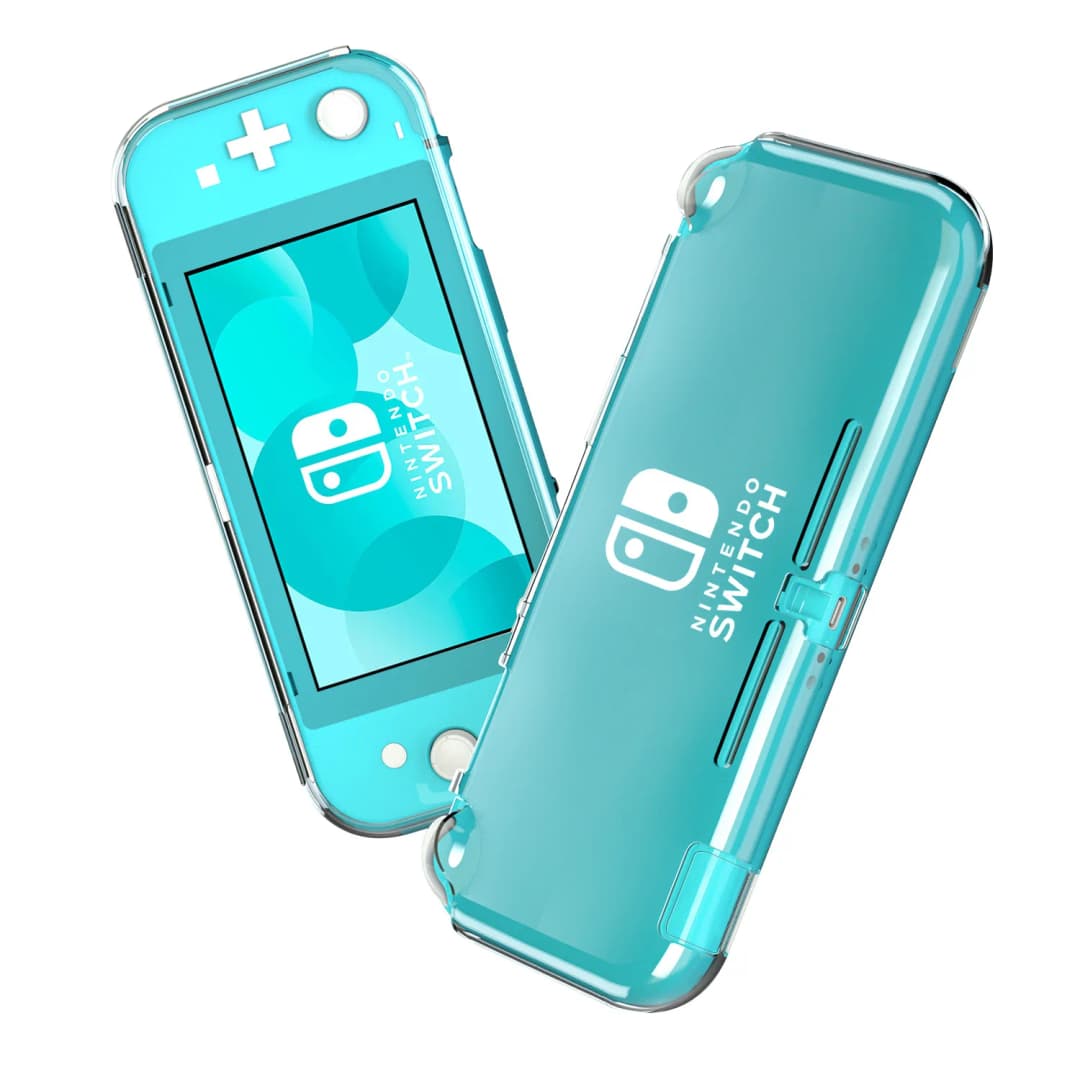 غطاء TPU شفاف لجهاز Switch Lite، حماية من السقوط والخدوش، حامل غطاء واقي - 4