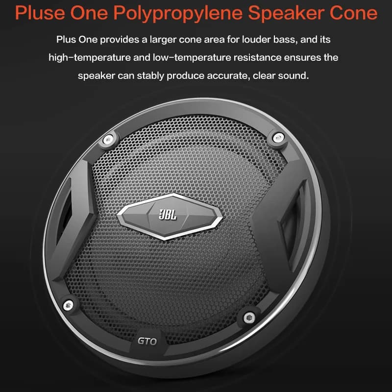 مجموعة سماعات سيارة JBL ثنائية الاتجاه 6.5 بوصة تريبل متوسط باس ستيريو صوت محيطي مضخم صوت Harman GTO609C270W سماعة باب - 4