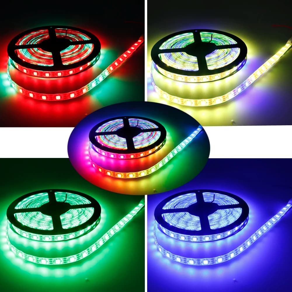 DC5V WS2812B Led Strip light 30/60/74/96/144leds/m Individually Addressable Smart 5050RGB WS2812 Pixels Led Light IP30/65/67 - 5