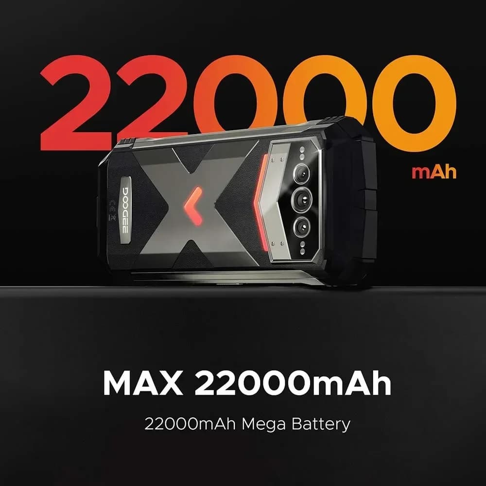 الإصدار العالمي DOOGEE V Max Plus هاتف متين 6.58 بوصة 120 هرتز 36 جيجابايت (16+20) 512 جيجابايت كاميرا 200 ميجابكسل ذكاء اصطناعي بطارية 22000 مللي أمبير تأثير إضاءة أندرويد 14 - 4