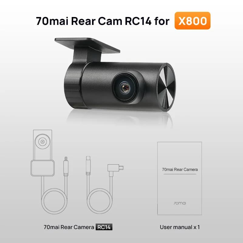 70mai Rear Cam RC06 RC11 RC12 RC14 RC22 Interior FC02 for 70mai 4K A810 A800SE 70mai A510 A200 A500S X800 RC24 RC41 for T800 - 5