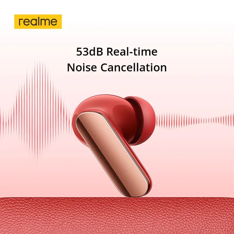realme Buds Air 7 Pro TWS Earphone AI Live Translator 53dB Noise Cancellation 3D Spatial Effect 11+6mm Dual-dac Driver LHDC 5.0 - 4