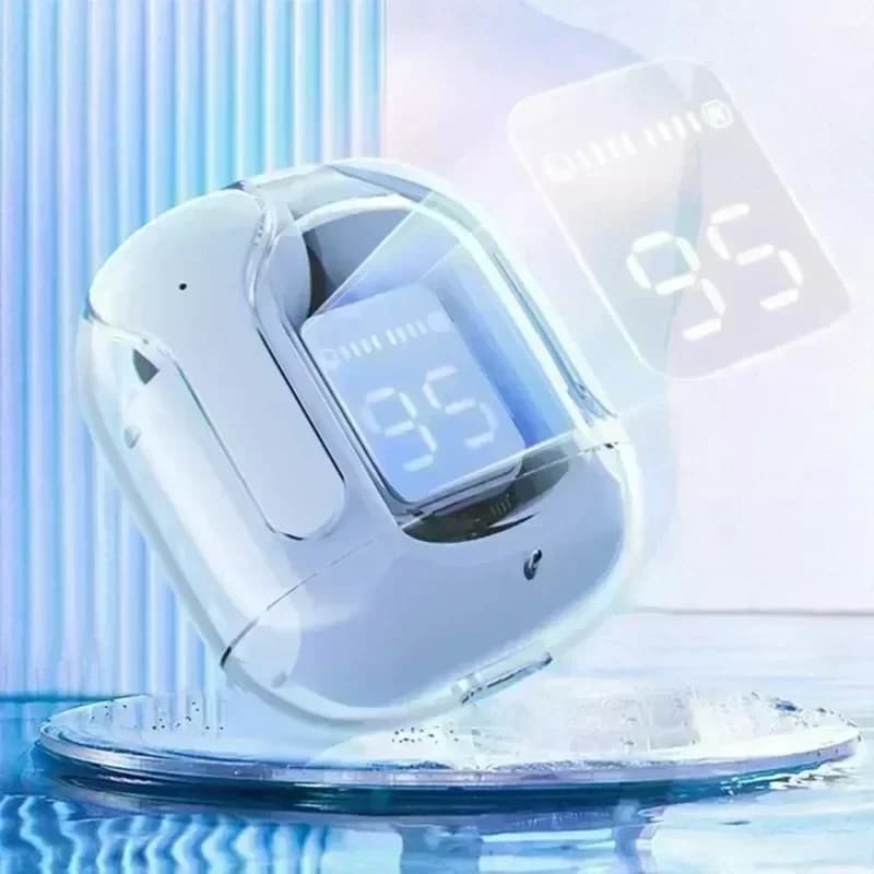 سماعات رأس لاسلكية TWS LED بسعة 150 مللي أمبير مع شاشة عرض رقمية، سماعات أذن ستيريو مع شاشة عرض رقمية للهواتف الذكية - 3